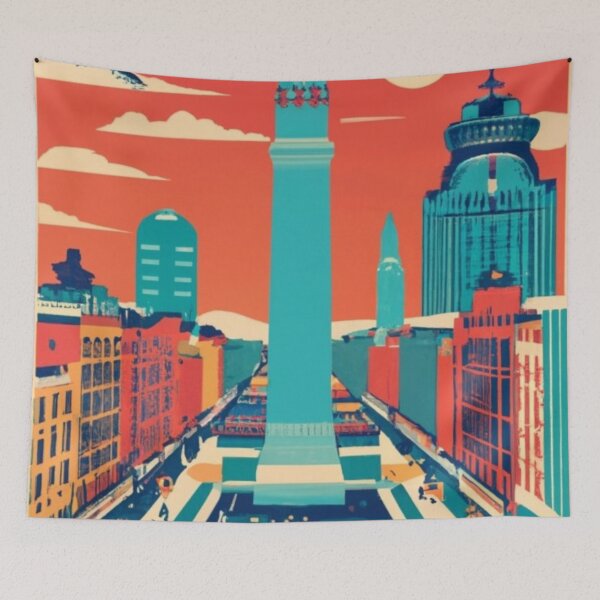 Item preview, A Vintage Travel Art of Buenos Aires - Argentina  designed and sold by GoodOldVintage.