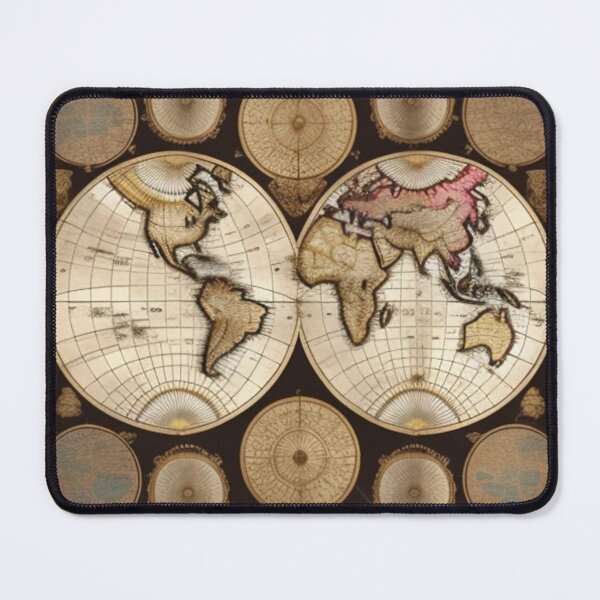 Item preview, Vintage world map designed and sold by Roxburylane.
