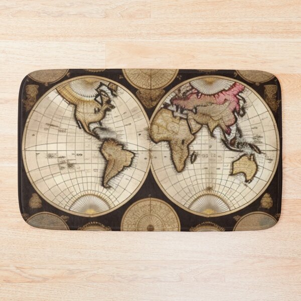 Item preview, Vintage world map  designed and sold by Roxburylane.