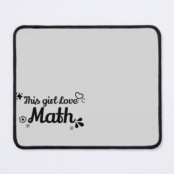 Item preview, This girl loves math teacher mathematics designed and sold by stylechoc.