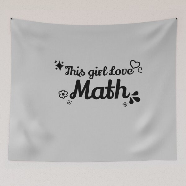 Item preview, This girl loves math teacher mathematics designed and sold by stylechoc.