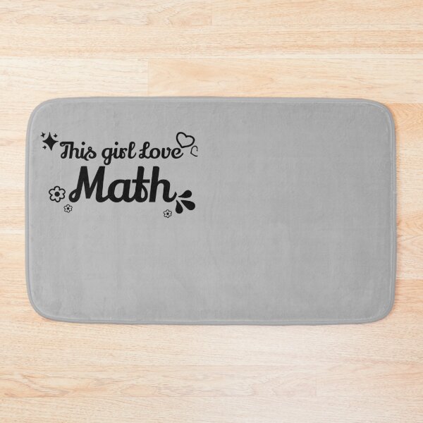 Item preview, This girl loves math teacher mathematics designed and sold by stylechoc.