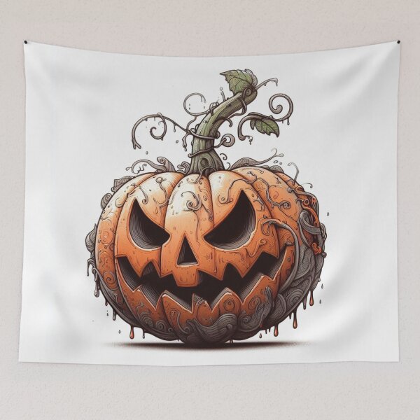 Item preview, #Halloween, #Pumpkin, #Terrible, #Creepy, #Spooky, #Fright, #Fearful, #Fear, #Dread designed and sold by Ciarka.