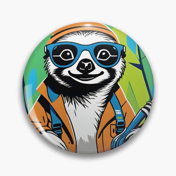 Artikelvorschau, Hipster-Faultier geht in den Wald entworfen und verkauft von slothsandducks.