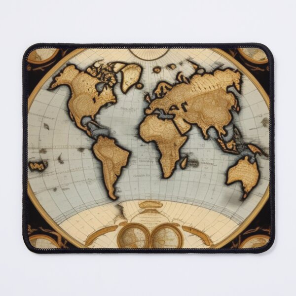 Item preview, Vintage map of the world  designed and sold by Roxburylane.