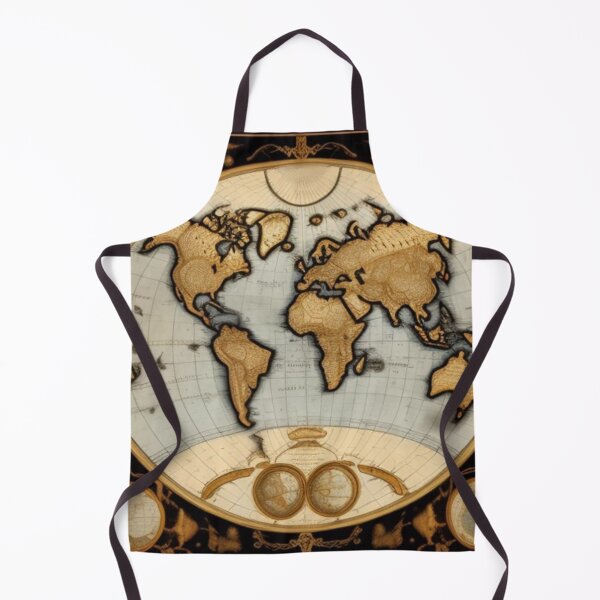 Item preview, Vintage map of the world  designed and sold by Roxburylane.
