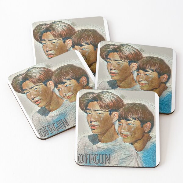 Item preview, GMMTV - coupled actors OffGun oil painting style designed and sold by Sunflower5576.
