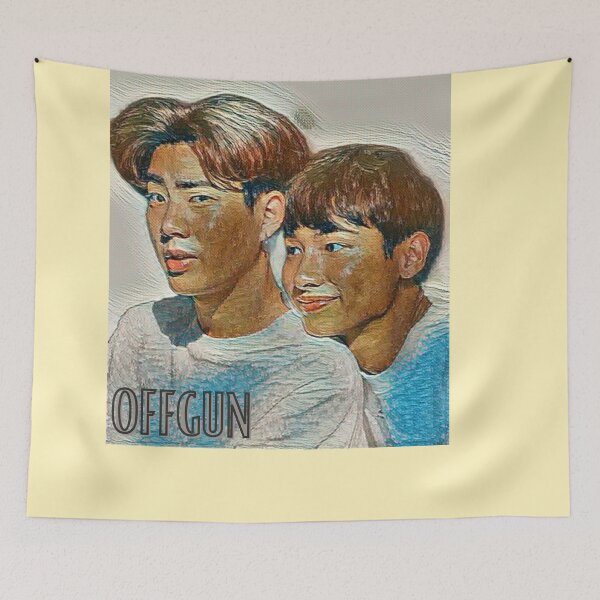 Item preview, GMMTV - coupled actors OffGun oil painting style designed and sold by Sunflower5576.
