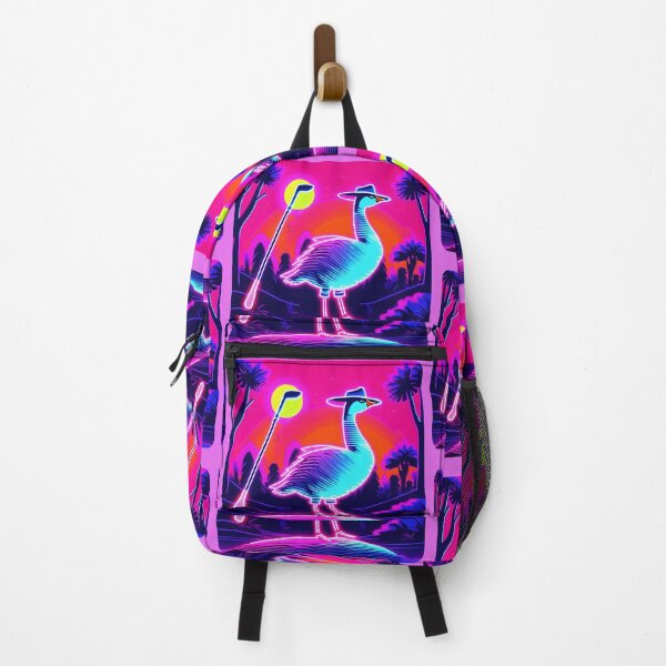 Item preview, Neon goose on golf course designed and sold by slothsandducks.