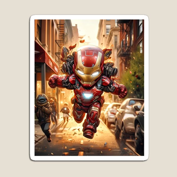 Item preview, Ironman children's version, cute Ironman midjourney special design designed and sold by MiidjourneyART.