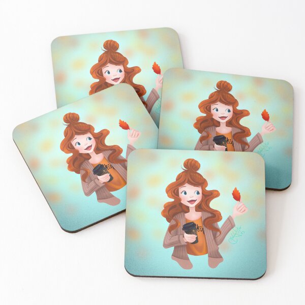 Item preview, Leaves & Lattes designed and sold by LunarFoxID.