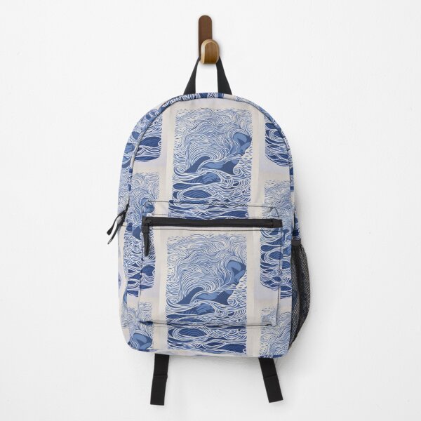 Item preview, Harmonious Mantas and Watercolors: An Asian-inspired Abstraction designed and sold by Piotrek0001.