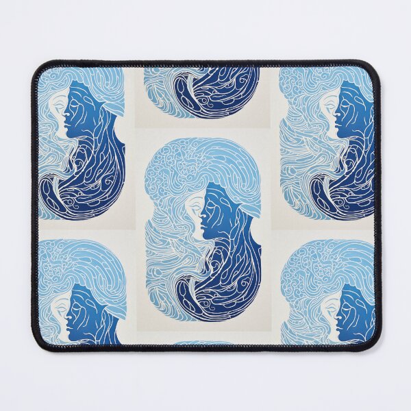 Item preview, Harmonious Mantas and Watercolors: An Asian-inspired Abstraction designed and sold by Piotrek0001.