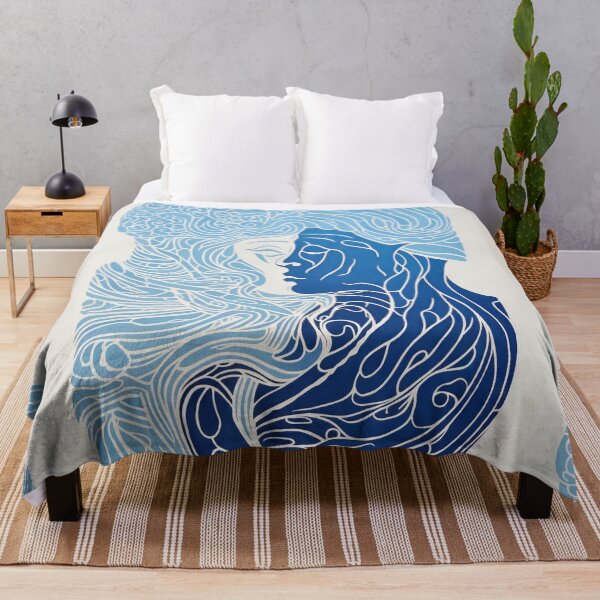 Item preview, Harmonious Mantas and Watercolors: An Asian-inspired Abstraction designed and sold by Piotrek0001.