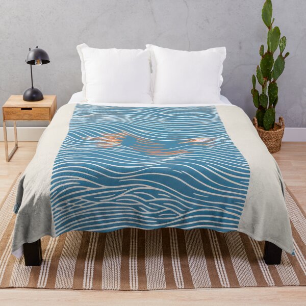 Item preview, Harmonious Mantas and Watercolors: An Asian-inspired Abstraction designed and sold by Piotrek0001.