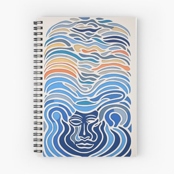 Item preview, Harmonious Mantas and Watercolors: An Asian-inspired Abstraction designed and sold by Piotrek0001.