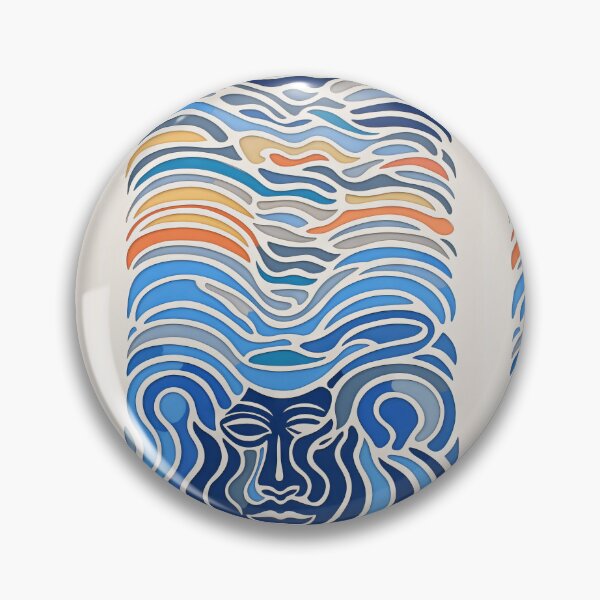Item preview, Harmonious Mantas and Watercolors: An Asian-inspired Abstraction designed and sold by Piotrek0001.