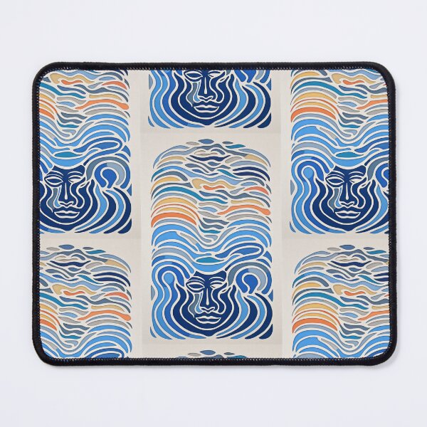 Item preview, Harmonious Mantas and Watercolors: An Asian-inspired Abstraction designed and sold by Piotrek0001.
