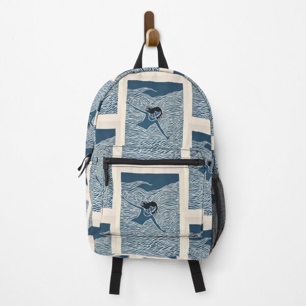 Item preview, Harmonious Mantas and Watercolors: An Asian-inspired Abstraction designed and sold by Piotrek0001.
