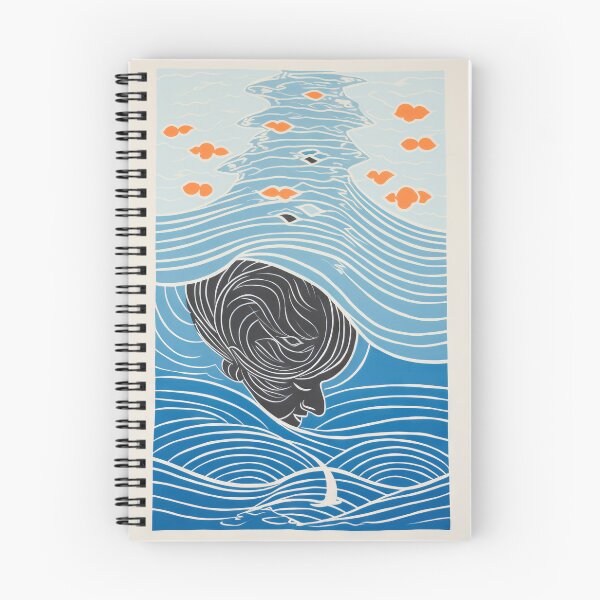 Item preview, Harmonious Mantas and Watercolors: An Asian-inspired Abstraction designed and sold by Piotrek0001.