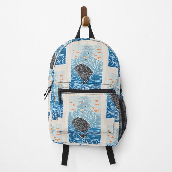 Item preview, Harmonious Mantas and Watercolors: An Asian-inspired Abstraction designed and sold by Piotrek0001.