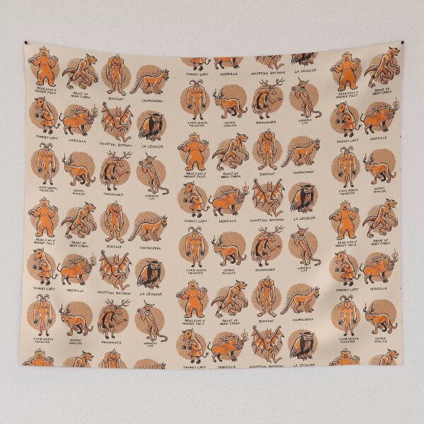 Item preview, Terrifying myths of Texas designed and sold by PatronesKawai.