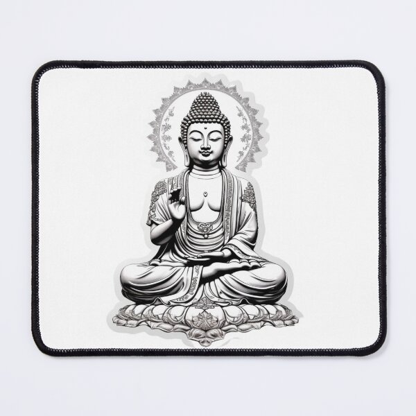 Item preview, Pink Buddha Statue, home decoration for yoga and focus of attention designed and sold by MartynGrey.