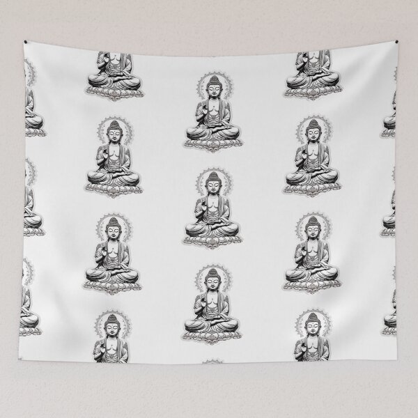 Item preview, Pink Buddha Statue, home decoration for yoga and focus of attention designed and sold by MartynGrey.