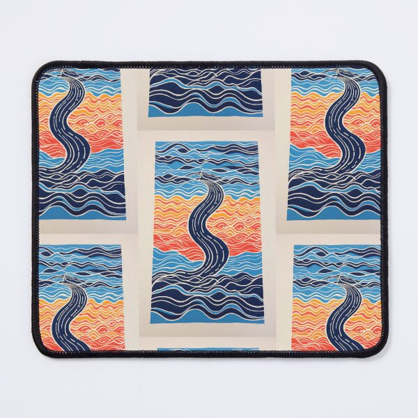 Item preview, Harmonious Mantas and Watercolors: An Asian-inspired Abstraction designed and sold by Piotrek0001.