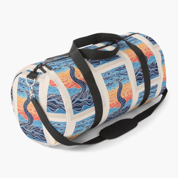 Item preview, Harmonious Mantas and Watercolors: An Asian-inspired Abstraction designed and sold by Piotrek0001.