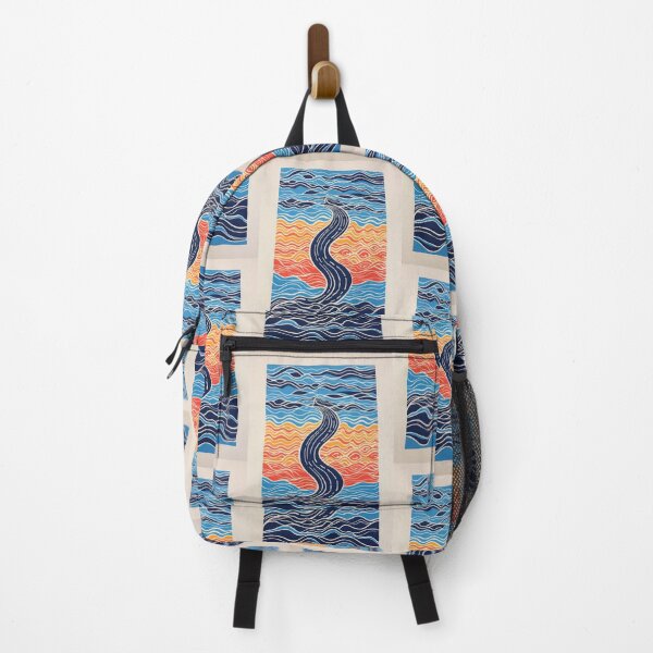 Item preview, Harmonious Mantas and Watercolors: An Asian-inspired Abstraction designed and sold by Piotrek0001.