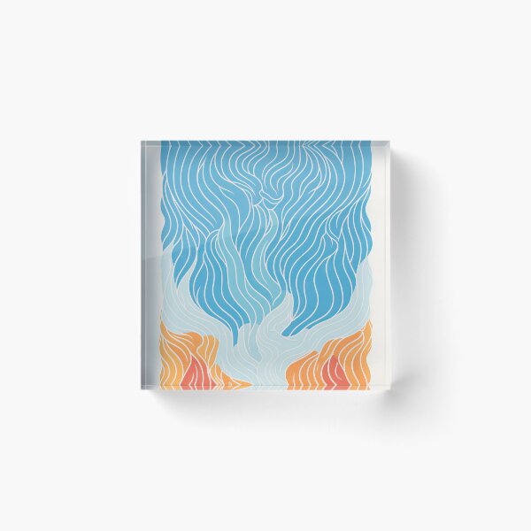 Item preview, Harmonious Mantas and Watercolors: An Asian-inspired Abstraction designed and sold by Piotrek0001.