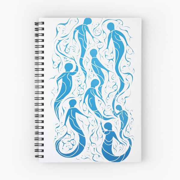 Item preview, Harmonious Mantas and Watercolors: An Asian-inspired Abstraction designed and sold by Piotrek0001.