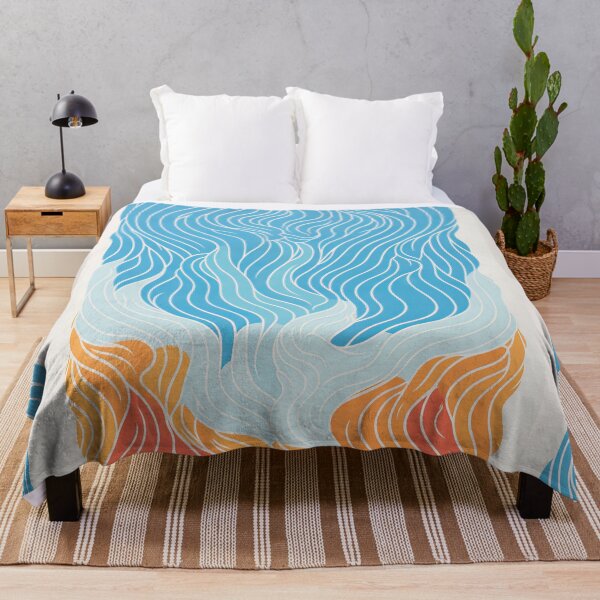 Item preview, Harmonious Mantas and Watercolors: An Asian-inspired Abstraction designed and sold by Piotrek0001.