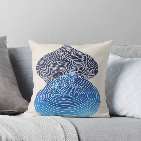 Item preview, Harmonious Mantas and Watercolors: An Asian-inspired Abstraction designed and sold by Piotrek0001.