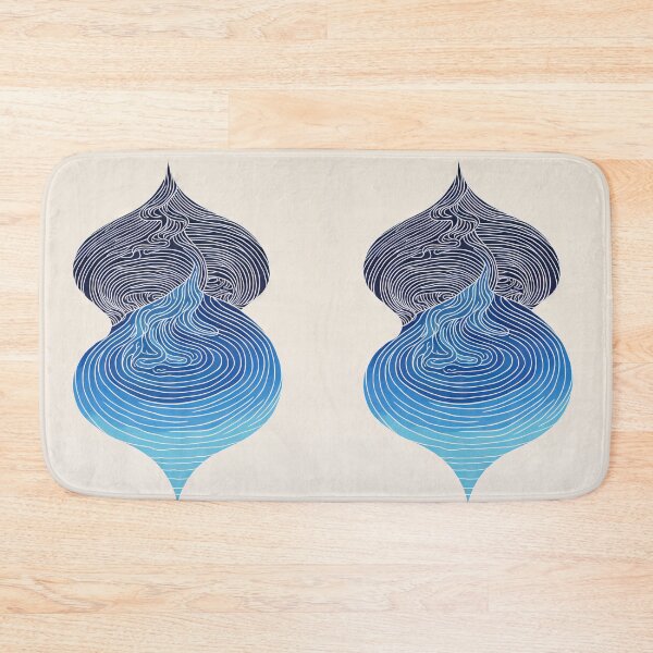 Item preview, Harmonious Mantas and Watercolors: An Asian-inspired Abstraction designed and sold by Piotrek0001.