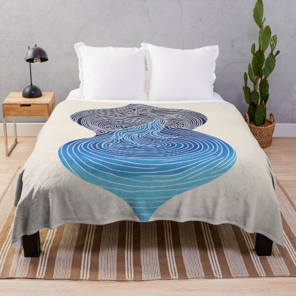 Item preview, Harmonious Mantas and Watercolors: An Asian-inspired Abstraction designed and sold by Piotrek0001.
