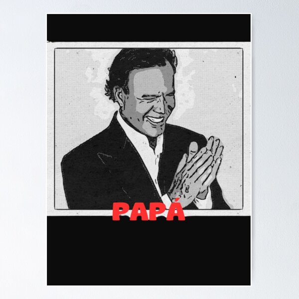 Julio Iglesias, Spanish card by Promotore des Artes Grafica…