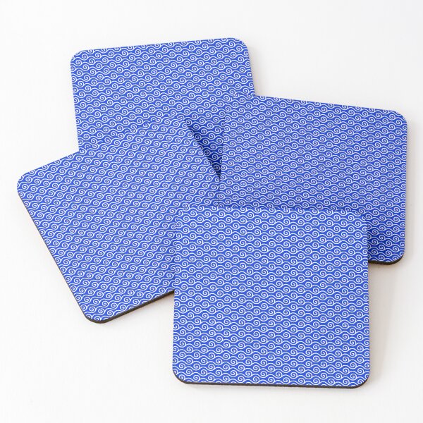 Item preview, simple waves pattern blue designed and sold by PMCreative.