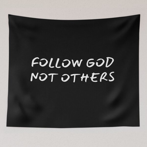 Item preview, follow god not others designed and sold by ANNINOART ⭐⭐⭐⭐⭐.