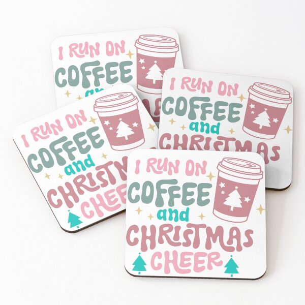 Item preview, I Run On Coffee an Christmas Cheer designed and sold by SpaceBabe.