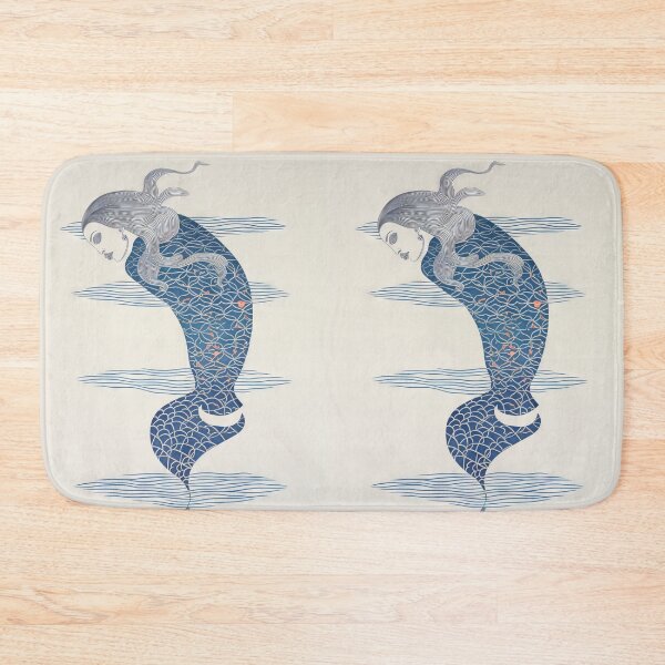Item preview, Harmonious Mantas and Watercolors: An Asian-inspired Abstraction designed and sold by Piotrek0001.