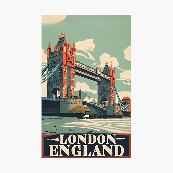 Item preview, A Vintage Travel Art of London - England  designed and sold by GoodOldVintage.