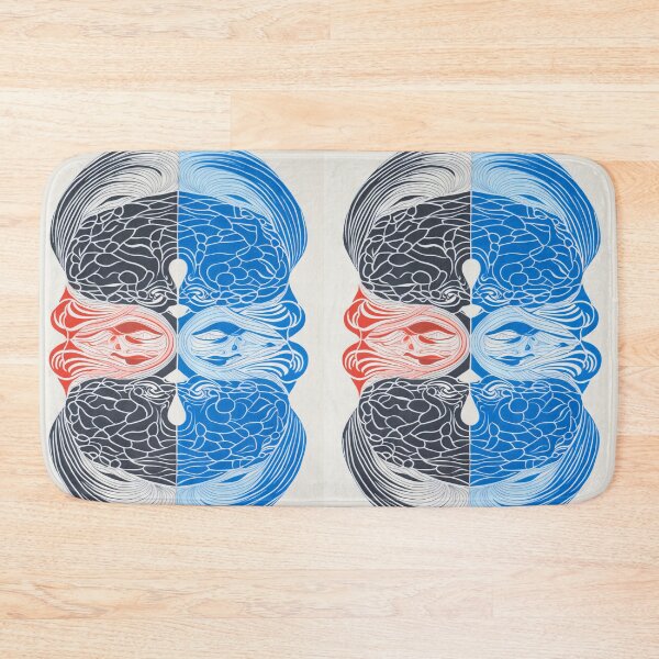 Item preview, Harmonious Mantas and Watercolors: An Asian-inspired Abstraction designed and sold by Piotrek0001.