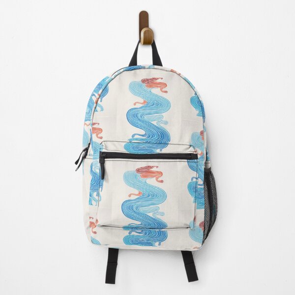 Item preview, Harmonious Mantas and Watercolors: An Asian-inspired Abstraction designed and sold by Piotrek0001.