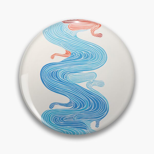 Item preview, Harmonious Mantas and Watercolors: An Asian-inspired Abstraction designed and sold by Piotrek0001.