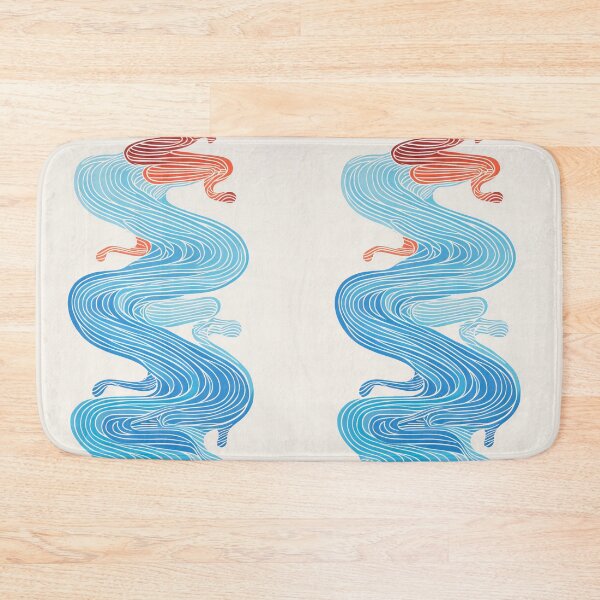Item preview, Harmonious Mantas and Watercolors: An Asian-inspired Abstraction designed and sold by Piotrek0001.