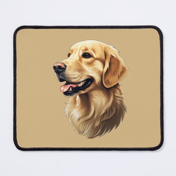 Item preview, Golden Retriever Dog Head Portrait Illustration designed and sold by solrevolver.