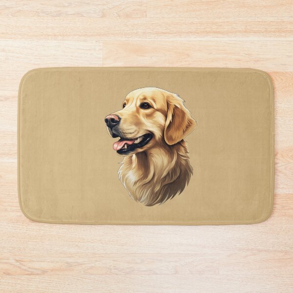 Item preview, Golden Retriever Dog Head Portrait Illustration designed and sold by solrevolver.
