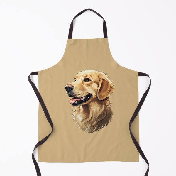 Item preview, Golden Retriever Dog Head Portrait Illustration designed and sold by solrevolver.